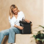 Ранец Кожен Mazara – Црн