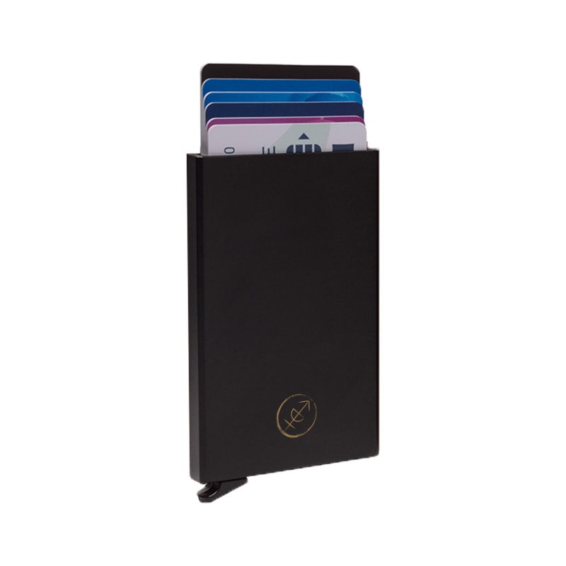 Паричник за Картички Алуминиумски – Црн