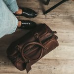 Патна Торба Кожна Liam – Црна