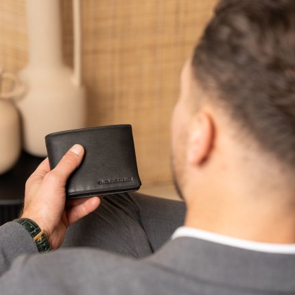 Паричник Машки Кожен Lynnwood – Црн .