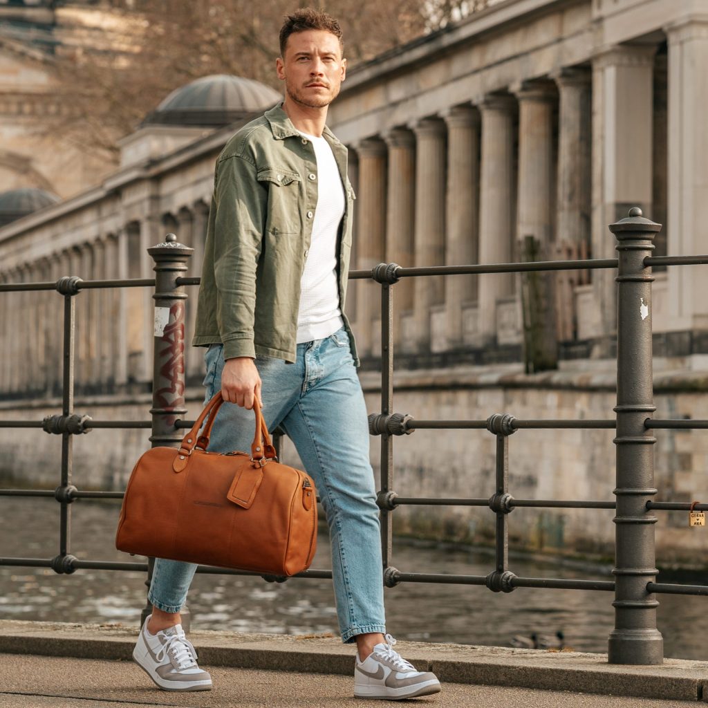 Патна Торба Кожна Liam – Коњак